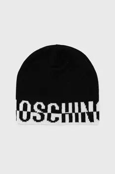 Шапка из смесовой шерсти Moschino, черный