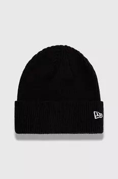 Шапка из смесовой шерсти New Era, черный