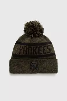 Шапка из смесовой шерсти New Era, зеленый