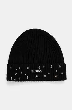 Шапка из смесовой шерсти Pinko, черный