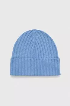 Шапка из смесовой шерсти Sisley, синий