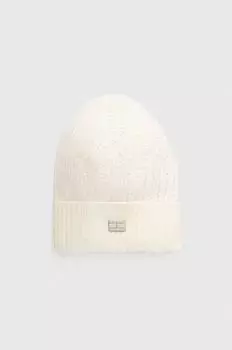 Шапка из смесовой шерсти Tommy Jeans, бежевый