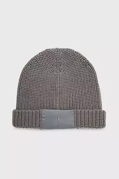 Шапка из смесовой шерсти Trussardi, серый