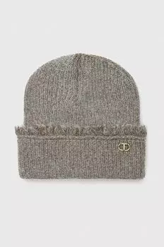 Шапка из смесовой шерсти Twinset, зеленый