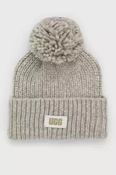 Шапка из смесовой шерсти UGG Ugg, серый
