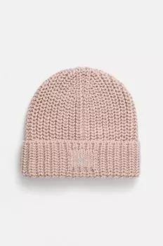 Шапка из смесовой шерсти United Colors of Benetton, розовый