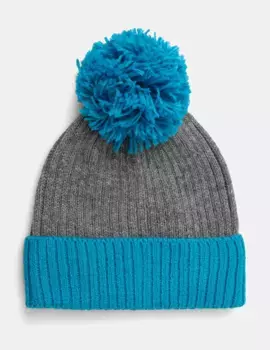 Шапка из смесовой шерсти United Colors of Benetton, синий