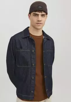 Шапка JACCLASSIC SHORT BEANIE UNISEX Jack & Jones, темно-коричневый