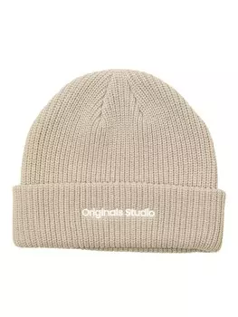 Шапка JACK & JONES Beanie JACVESTERBRO, светло-бежевый