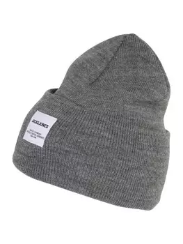 Шапка JACK & JONES Beanie, серый