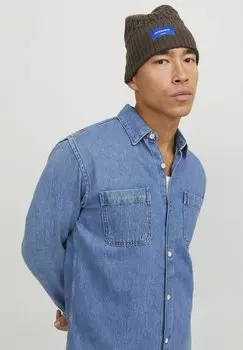 Шапка Jack & Jones, цвет chocolate brown