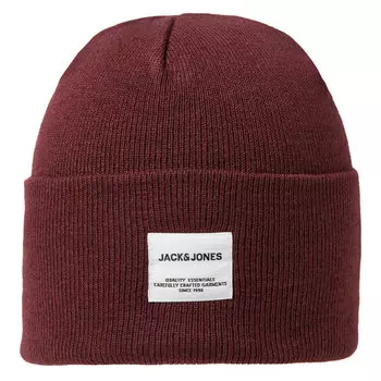 Шапка Jack&Jones, вишневый/бордовый