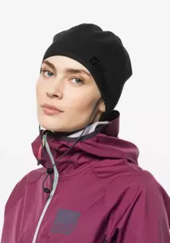 Шапка Jack Wolfskin "ALPSPITZE LIGHT BEANIE", черный