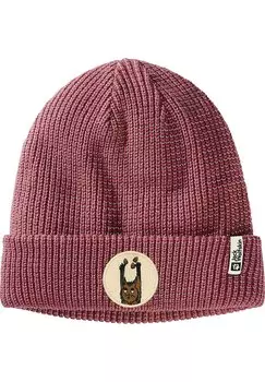 Шапка Jack Wolfskin, цвет pink