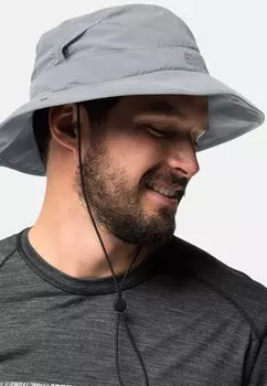 Шапка Jack Wolfskin, цвет silver grey