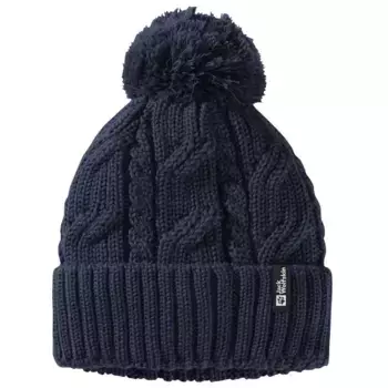Шапка Jack Wolfskin Pompom, синий