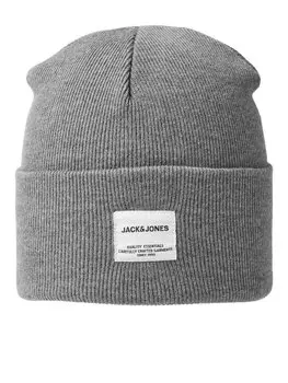 Шапка JACLONG BEANIE Jack & Jones, цвет grey