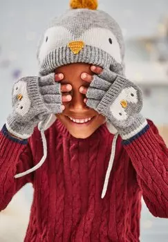 Шапка JoJo Maman Bb, серая