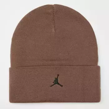 Шапка Jordan Peak Essential Beanie, коричневый