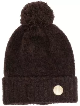 Шапка Journey Didi Beret с помпоном Golden Goose, коричневый