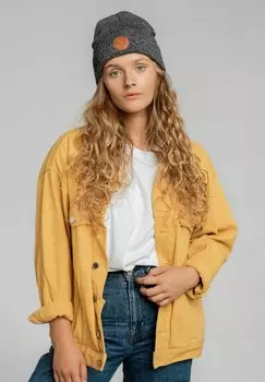 Шапка KABAK, черный меланж