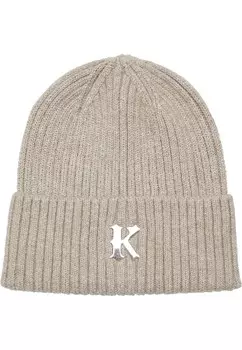 Шапка Karl Kani Beanie, бежевый