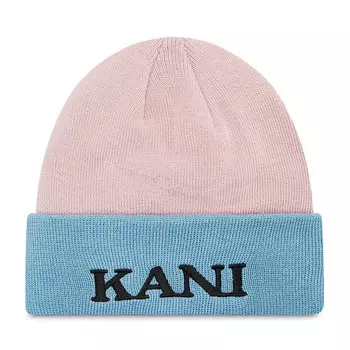 Шапка Karl Kani RetroBlock Beanie, розовый цвет