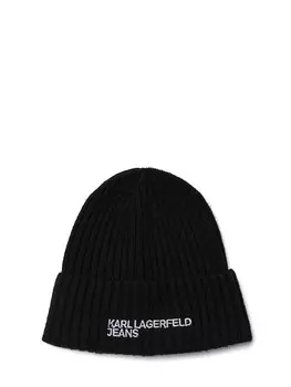 Шапка KARL LAGERFELD JEANS Beanie, черный