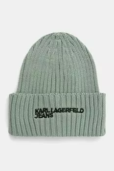 Шапка Karl Lagerfeld Jeans, зеленый