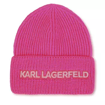 Шапка Karl Lagerfeld, розовый