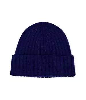 Шапка кашемировая Oscar Jacobson, синий