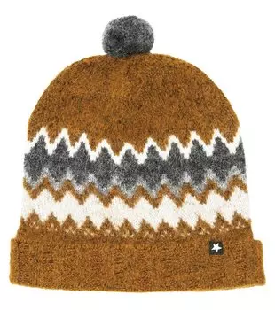 Шапка keeli из смесовой шерсти из альпаки Molo, коричневый