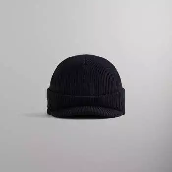 Шапка Kith for the New York Yankees Visor Beanie, черный