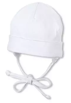 Шапка KOPFBEDECKUNG UNISEX BABY BEANIE Sterntaler, цвет white