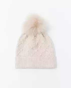 Шапка корзинчатого плетения Sfera, цвет Crudo