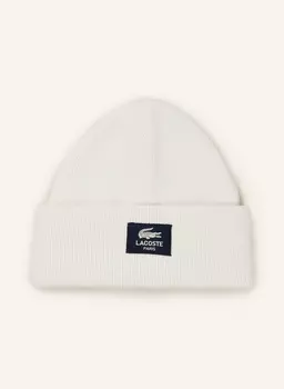 Шапка LACOSTE, белый
