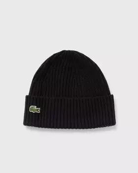 Шапка Lacoste Knitted Cap, черный