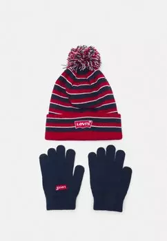 Шапка Lan Batwing Beanie Set Unisex Levi's, цвет dress blues