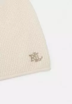 Шапка Lauren Ralph Lauren ШАПКА-БИНИ ХОЛОДНАЯ ПОГОДА, кремовый