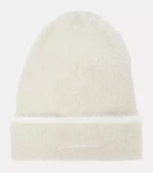 Шапка Le Bonnet Neve Jacquemus, белый