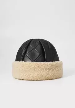 Шапка LEATHER Zign, черный