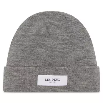 Шапка Les Deux MerinaPatch, серый