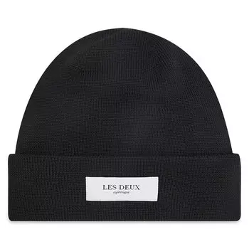 Шапка Les Deux MerinoPatch, черный