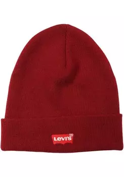 Шапка LEVI'S LEVIS BEANIE, бордо