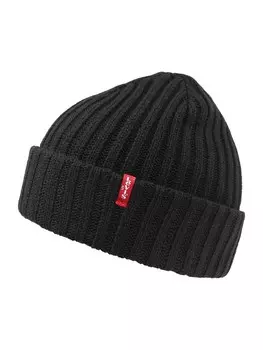 Шапка LEVI'S LEVIS BEANIE, черный