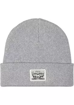 Шапка LEVIS Beanie, серый