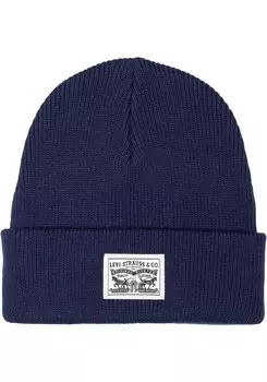 Шапка LEVIS Beanie, темно-синий