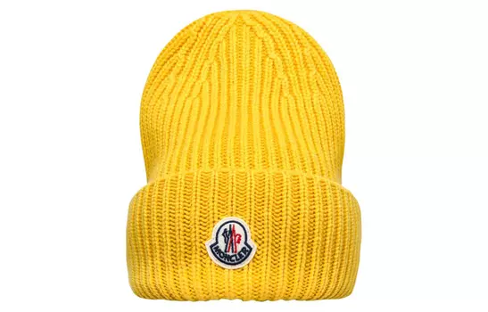 Шапка Logo Hat Moncler, желтый