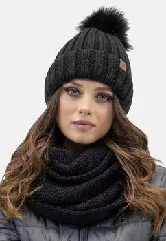 Шапка LOOP SET Vivisence, черный