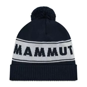 Шапка Mammut PeaksBeanie, темно-синий/белый